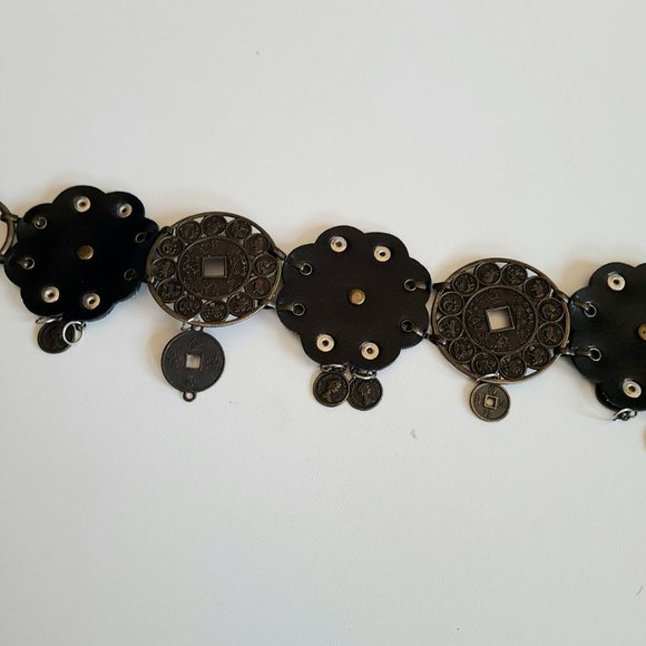 Bohemian decorative belts with dangling coins. - Picture 5 of 5